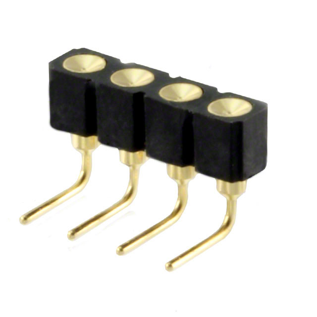 CONN SPRING TARGET 4POS R/A PCB