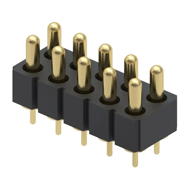 CONN SPRING PISTON 10POS PCB