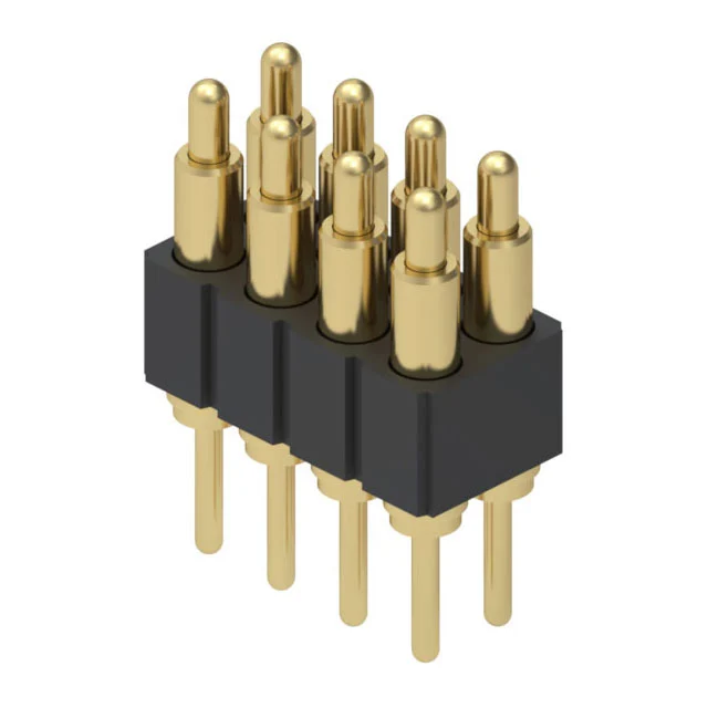 CONN SPRING PISTON 8POS PCB