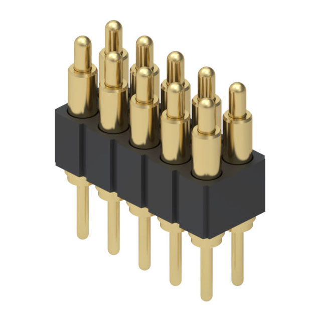 CONN SPRING PISTON 10POS PCB