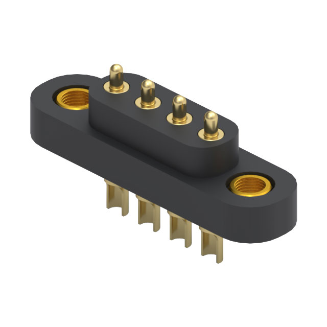 CONN SPRING PISTON 4POS SLD PCB CONN SPRING PISTON 4POS SLD PCB