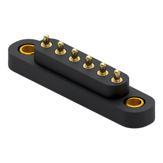 CONN SPRING PISTON 6POS SMD