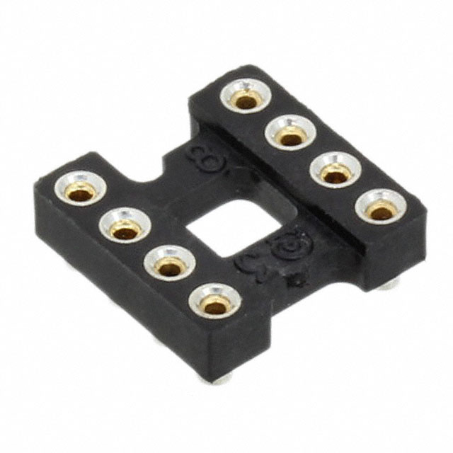 CONN IC DIP SOCKET 8POS GOLD