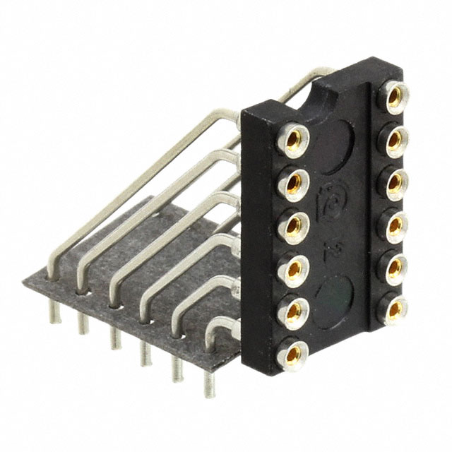 CONN IC DIP SOCKET 12POS GOLD
