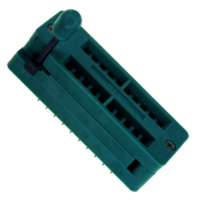 CONN IC DIP SOCKET ZIF 20POS GLD