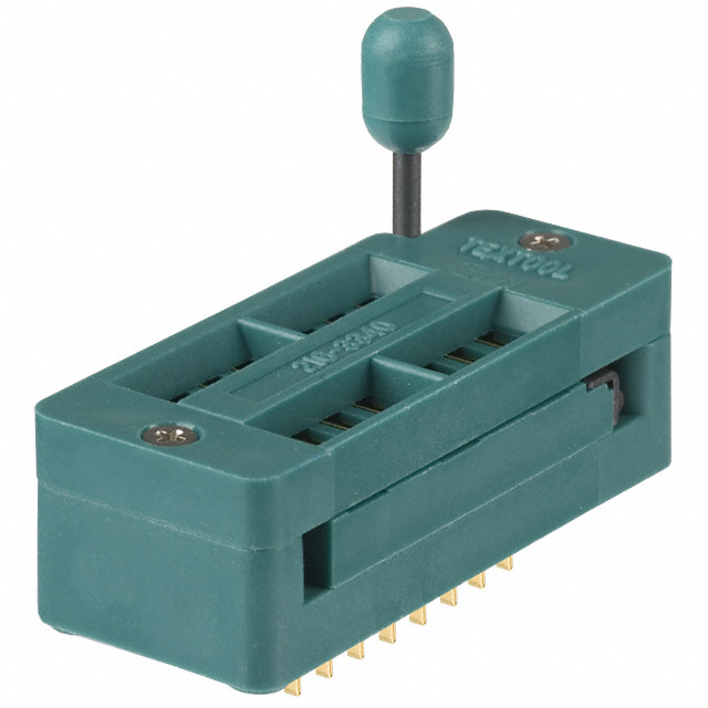 CONN IC DIP SOCKET ZIF 16POS GLD