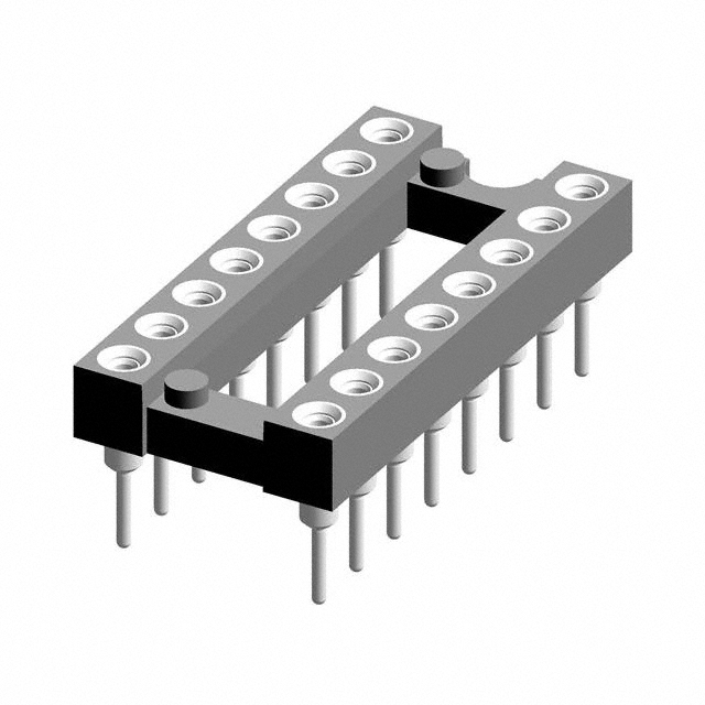 CONN IC DIP SOCKET 16POS GOLD