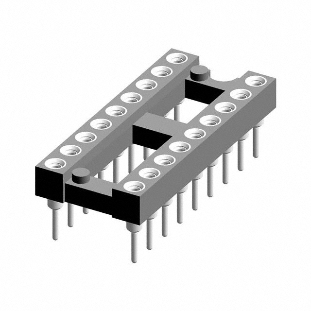 CONN IC DIP SOCKET 18POS GOLD