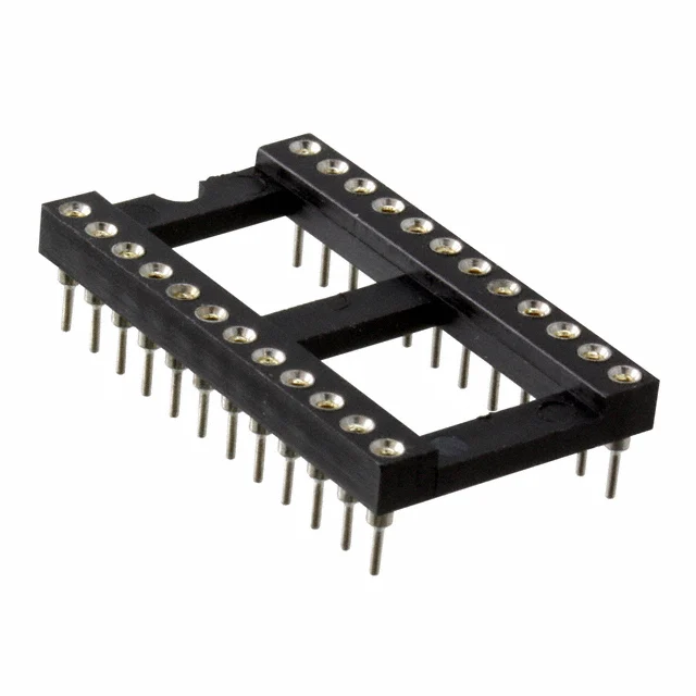 CONN IC DIP SOCKET 24POS GOLD