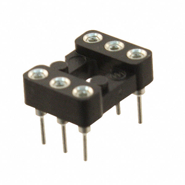 CONN IC DIP SOCKET 6POS GOLD