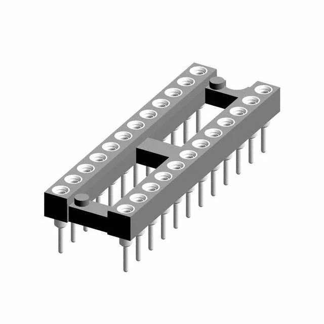 CONN IC DIP SOCKET 24POS GOLD