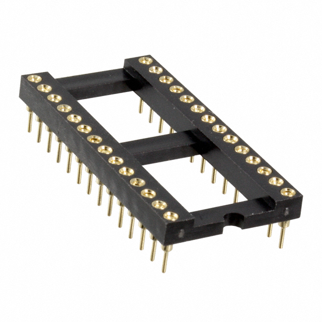 CONN IC DIP SOCKET 28POS GOLD