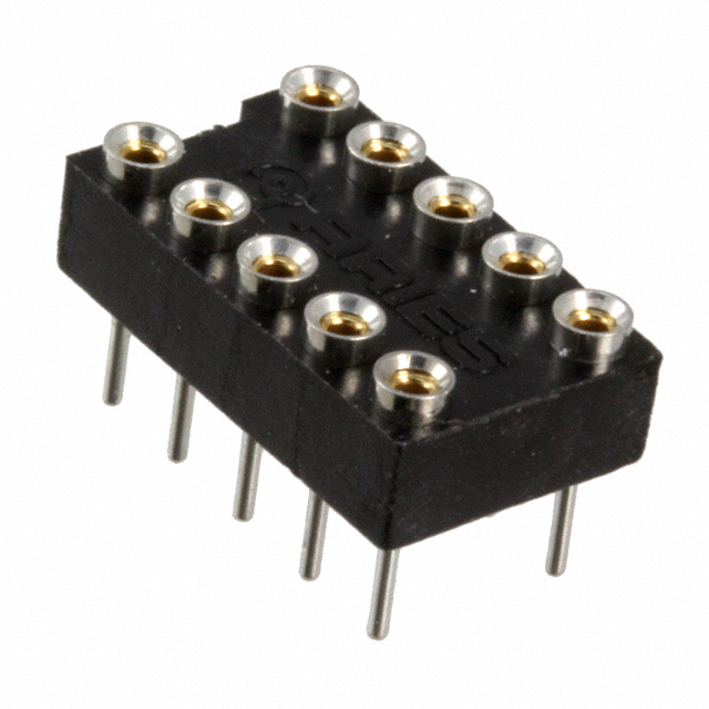 CONN IC DIP SOCKET 10POS GOLD