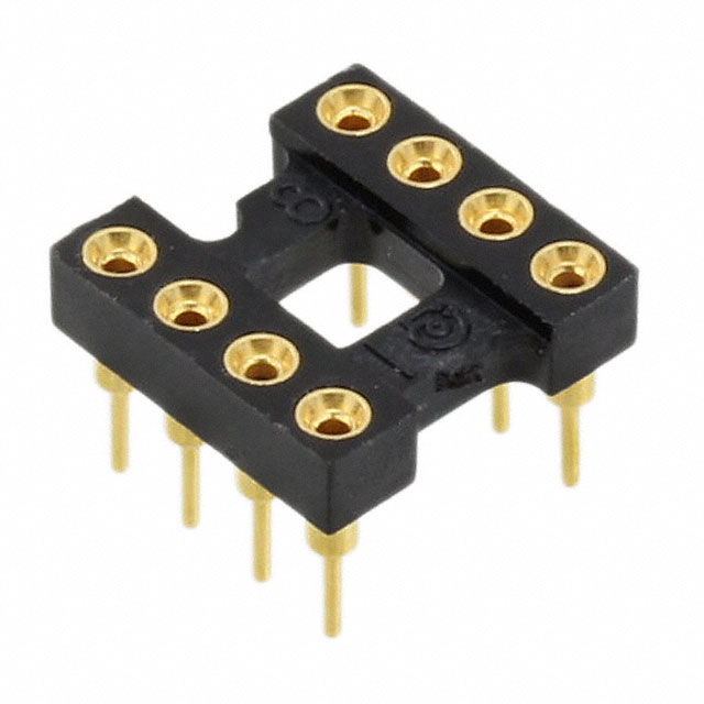 CONN IC DIP SOCKET 8POS GOLD