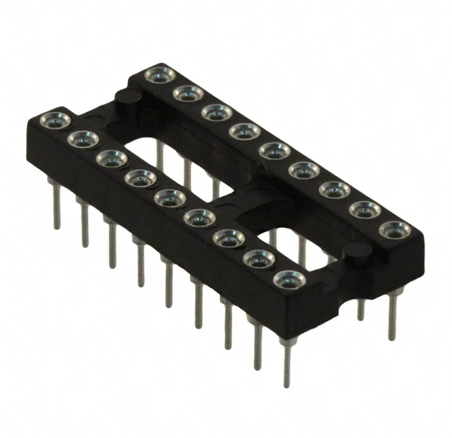 CONN IC DIP SOCKET 18POS GOLD