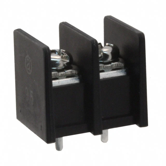 CONN BARRIER STRIP 2CIRC 0.374"