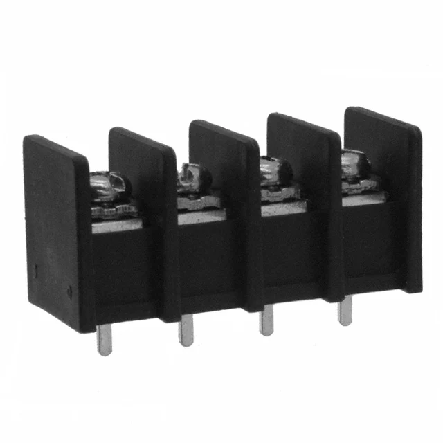 CONN BARRIER STRIP 4CIRC 0.374"