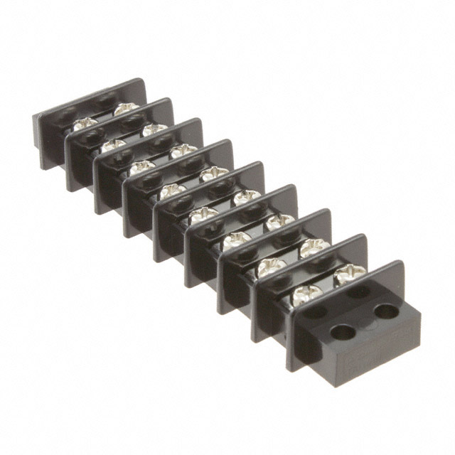 CONN BARRIER STRIP 8CIRC 0.437"