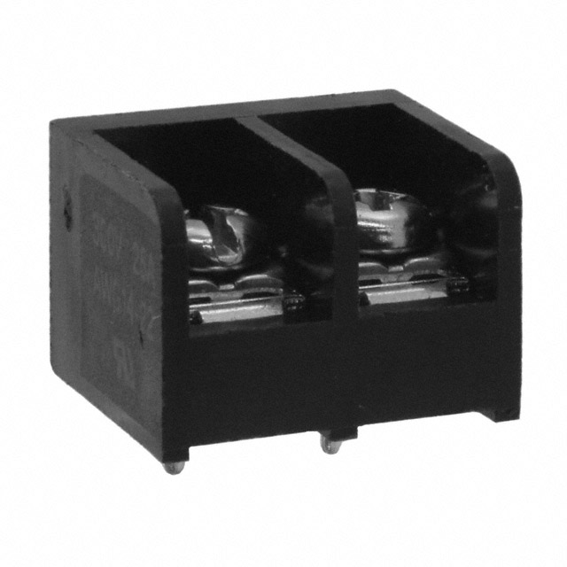 CONN BARRIER STRIP 2CIRC 0.374"