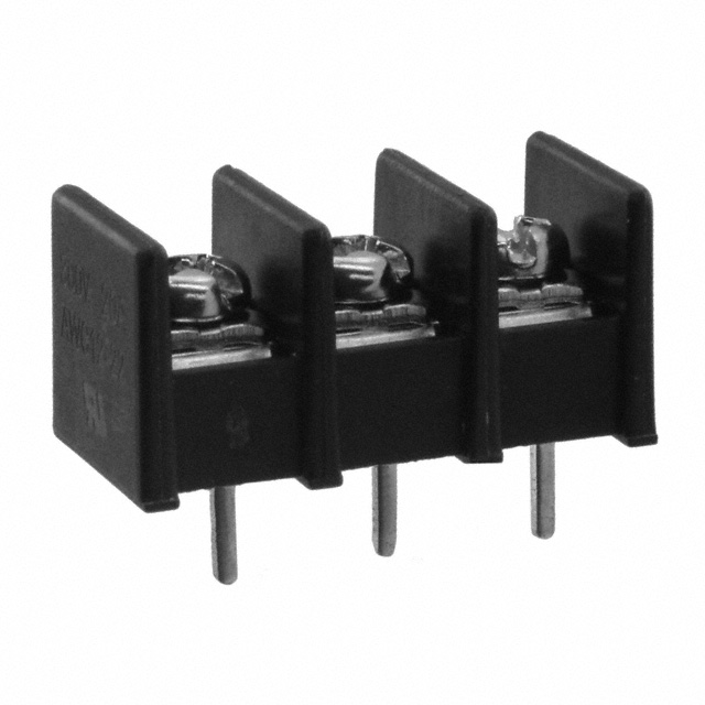 CONN BARRIER STRIP 3CIRC 0.325"