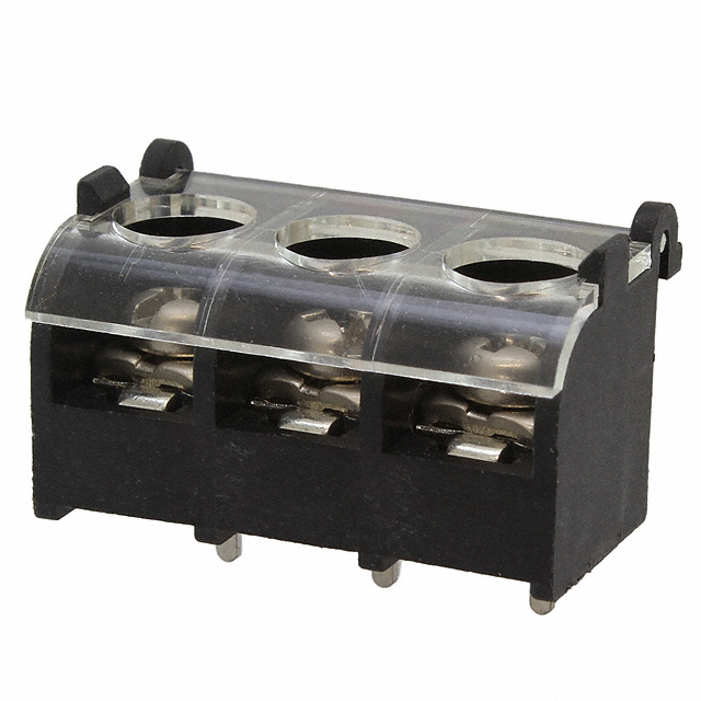 CONN BARRIER STRIP 3CIRC 0.325"