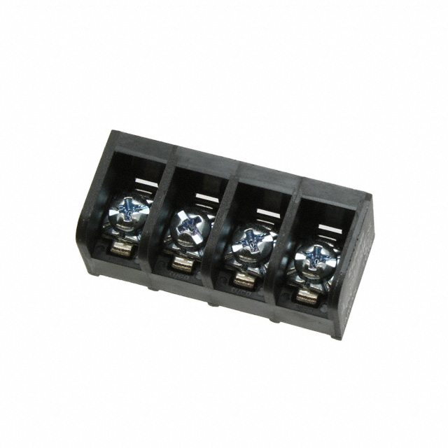 CONN BARRIER STRIP 4CIRC 0.325"