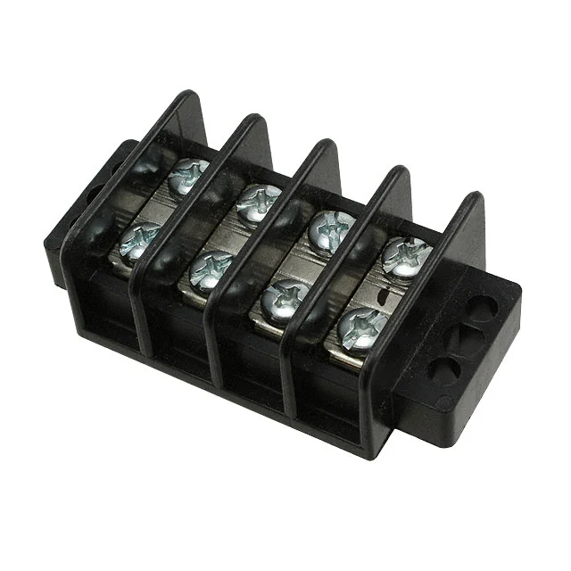 CONN BARRIER STRIP 4CIRC 0.437"