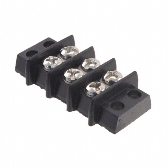 CONN BARRIER STRIP 3CIRC 0.375"