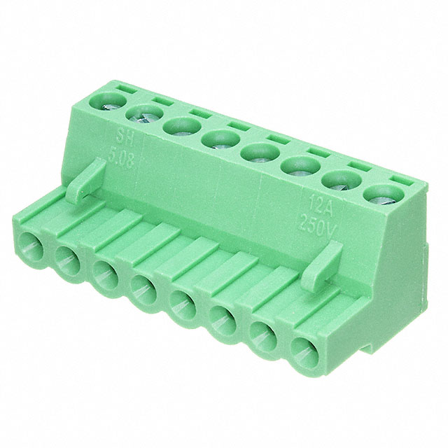 TERM BLOCK PLUG 8POS 5.08MM