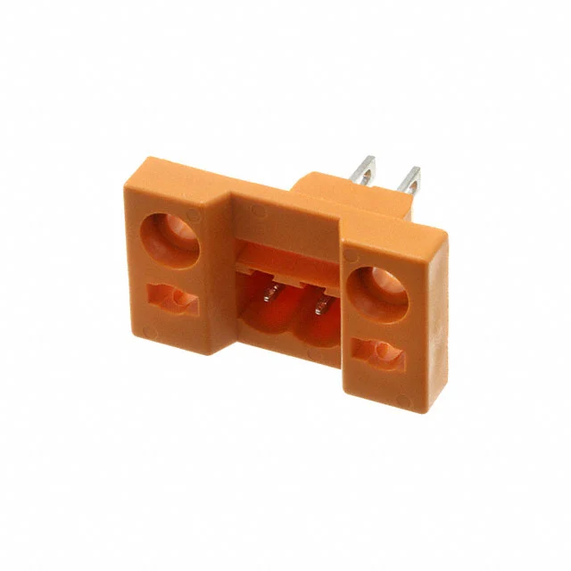 TERM BLK 2POS ORANGE