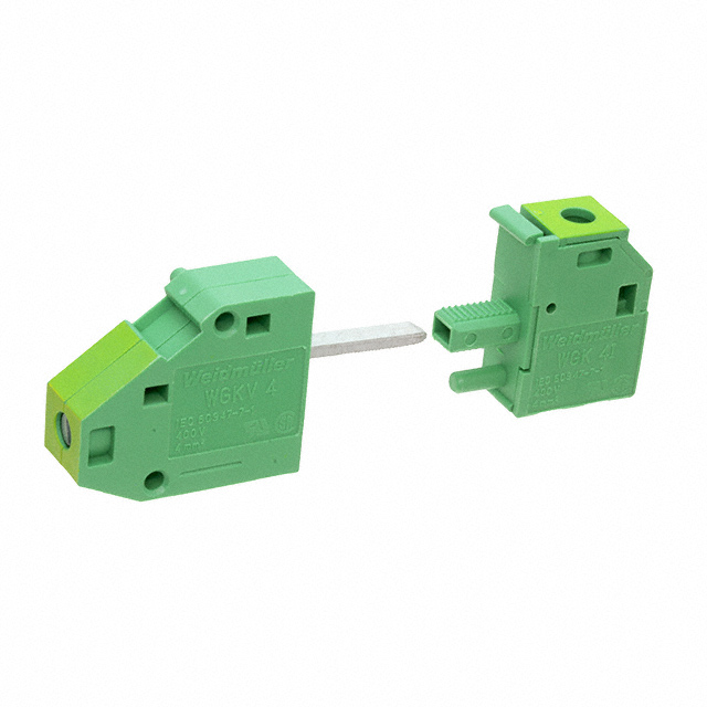 TERM BLK 1POS GREEN/YELLOW