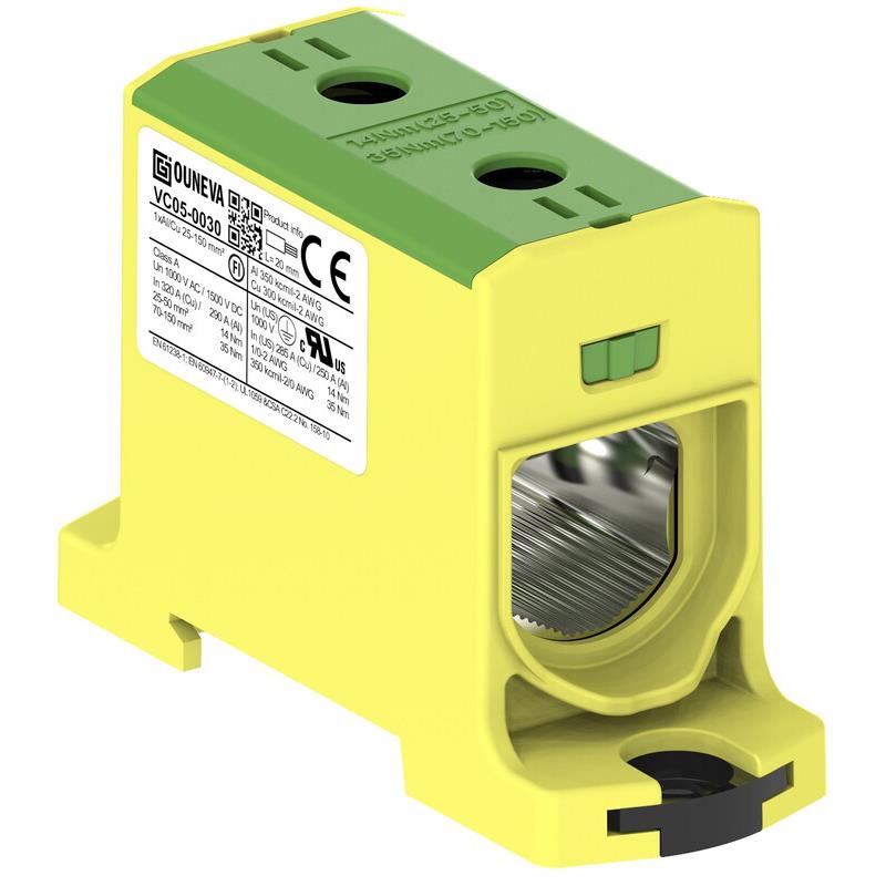 OTL 1XAL/CU 25-150MM YE/GR