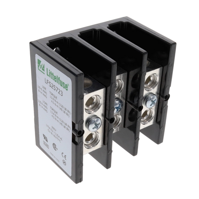 PWR SPLICE BLOCK 3POS 175A 600V PWR SPLICE BLOCK 3POS 175A 600V