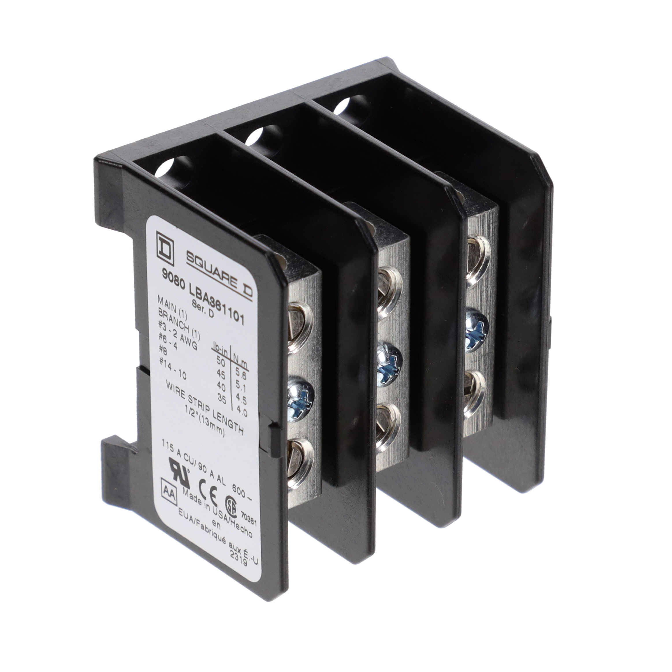 PWR DISTR BLK 600V 115A