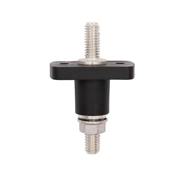 CONN 5/16" FEED THRU BLACK