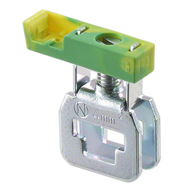 TERM BLK 1POS GREEN/YELLOW