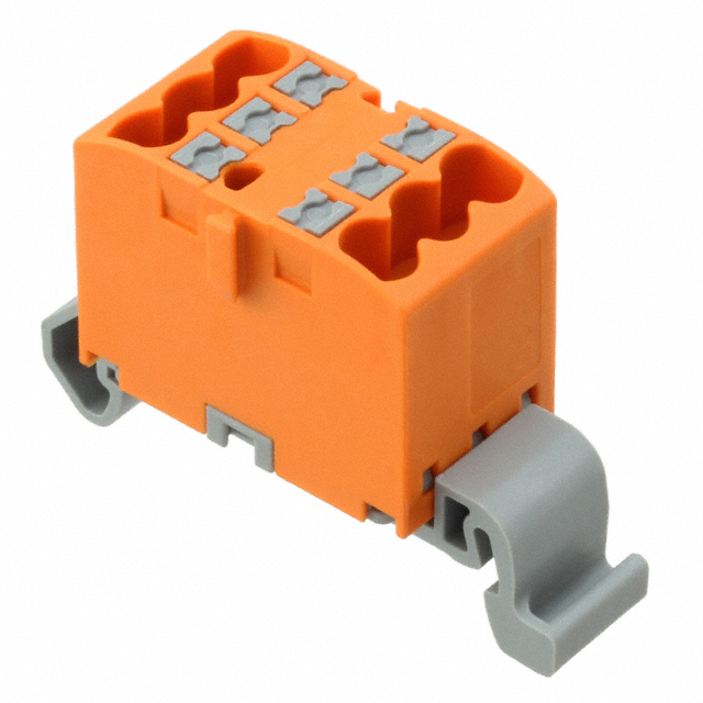 TERM BLK 6POS ORANGE