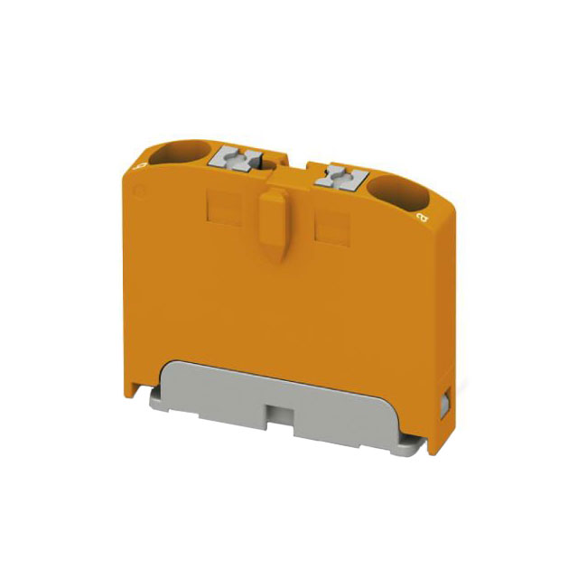 TERM BLK 2POS ORANGE