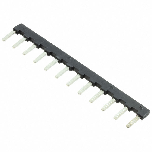 JUMPER TERM BLK 12POS FLAT PIN