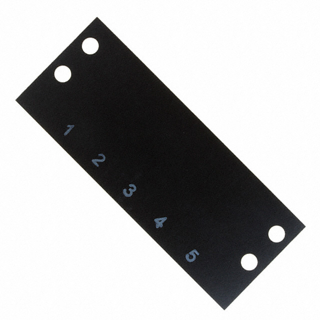 BARRIER BLK MARKER STRIP 5POS