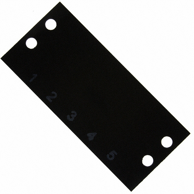 BARRIER BLK MARKER STRIP 5POS