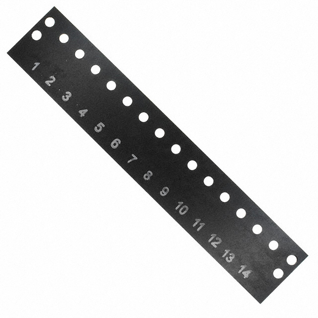 BARRIER BLOCK MARKER STRIP 14POS