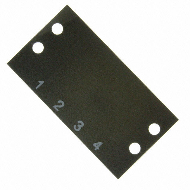 BARRIER BLK MARKER STRIP 4POS