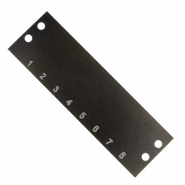 BARRIER BLK MARKER STRIP 8POS