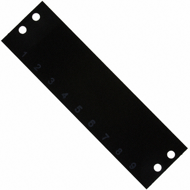 BARRIER BLK MARKER STRIP 9POS