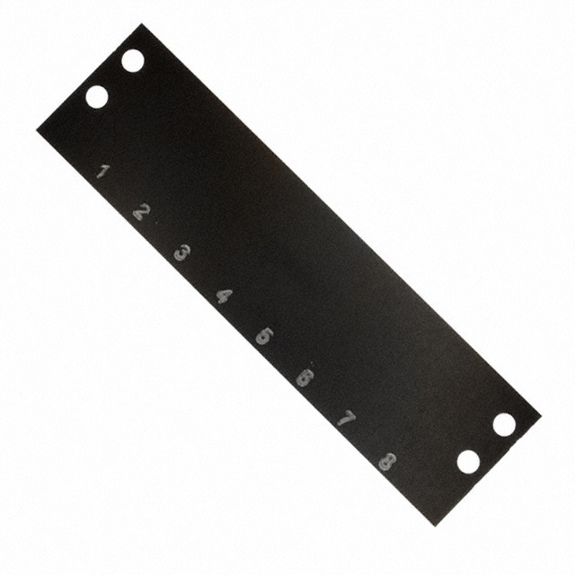 BARRIER BLK MARKER STRIP 8POS