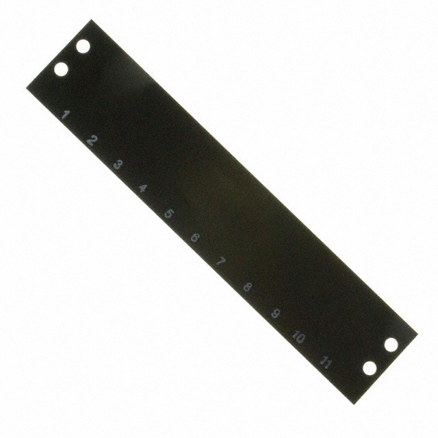 BARRIER BLK MARKER STRIP 11POS