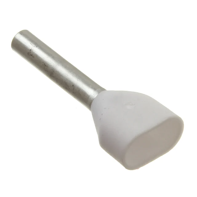 CONN FERRULE 2 X 18AWG WHT