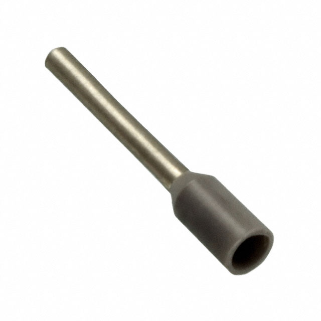 CONN FERRULE 26AWG GRAY