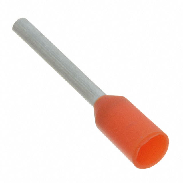 CONN FERRULE 20AWG ORNGE